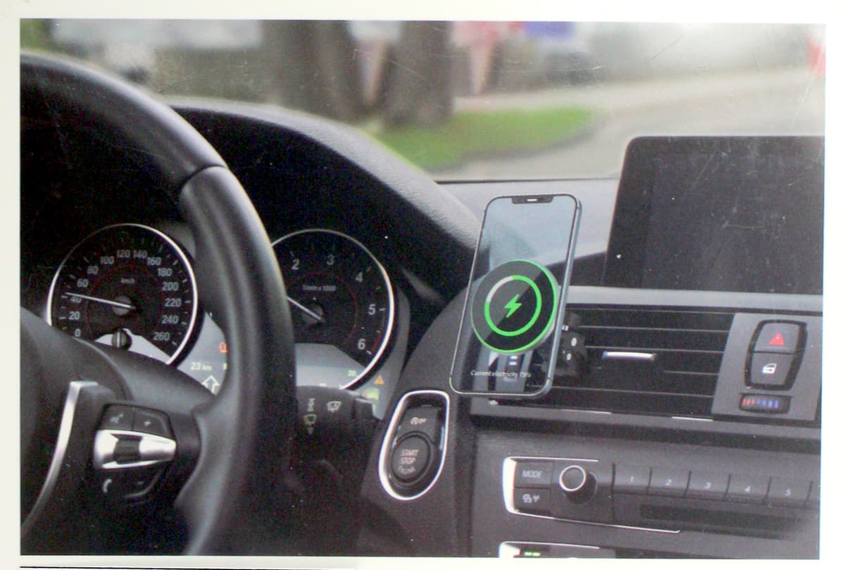 Автотримач Wiwu з бездрот. заряд. LiberatorMagneticWirelessCharger15W Black№CH-308/Breidon — фото 4