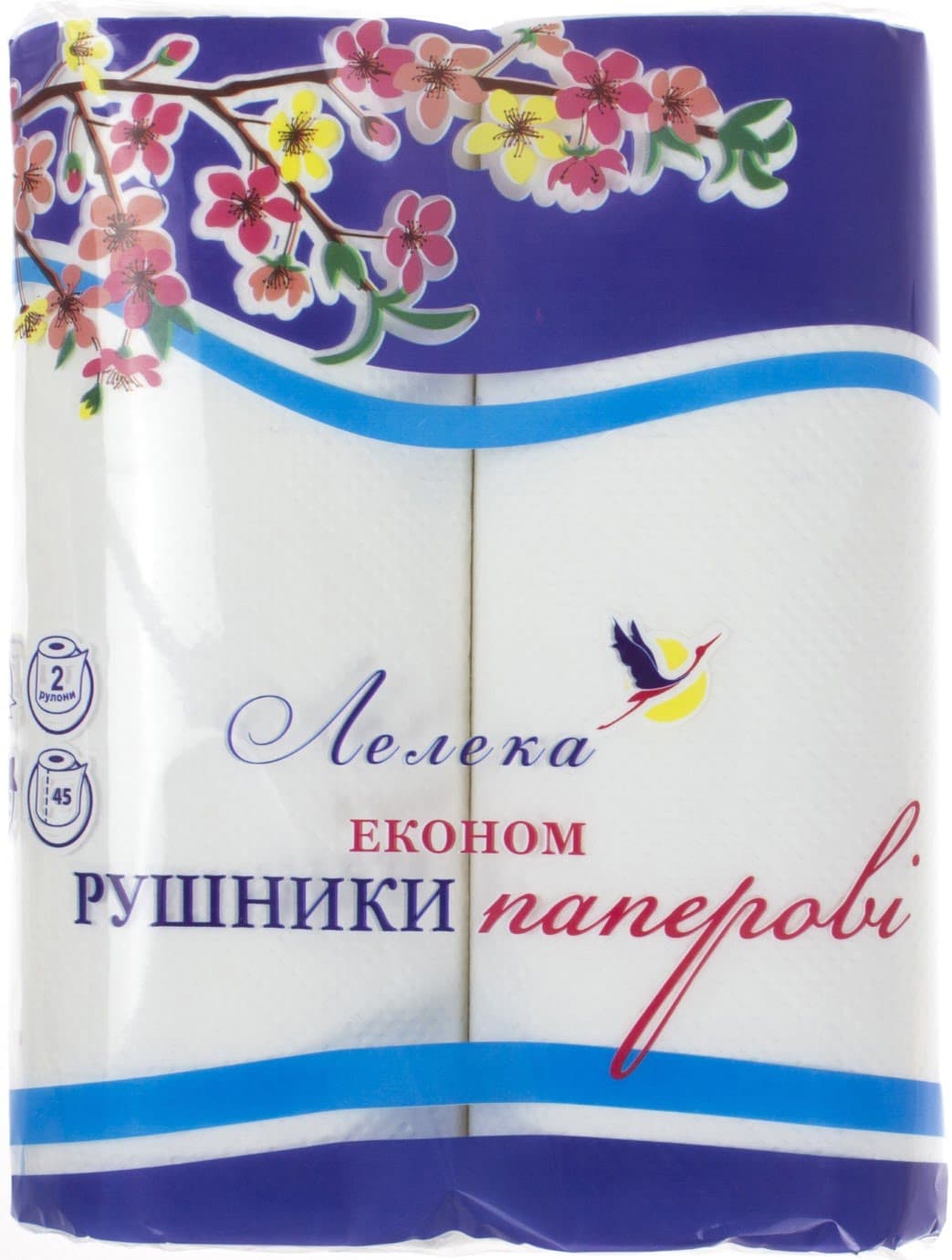 Рушник паперовий "Лелека" економ (2шт) 2-х шар. №0014/0038 — купити | Канцелярський Сад