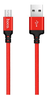 Кабель USB > microUSB HOCO X14 2м red — купити | Канцелярський Сад