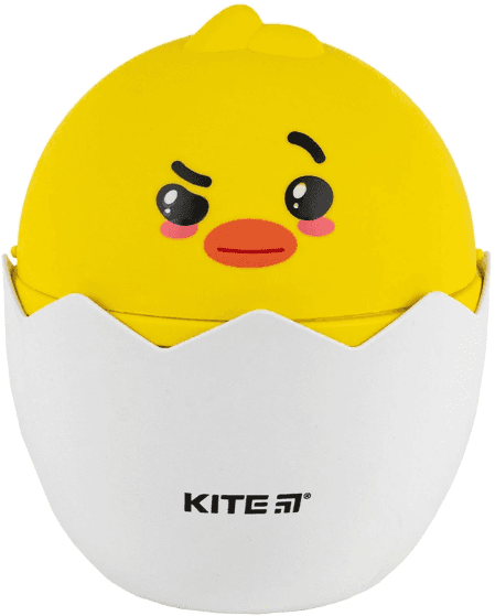 Контейнер для сміття "Kite" настільний,жовтий №K24-009-3 — купити | Канцелярський Сад