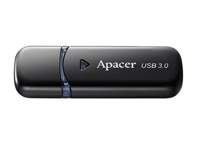 Флеш-пам`ять 64GB "Apacer" AH355 USB3.2 black №1308 — купити | Канцелярський Сад