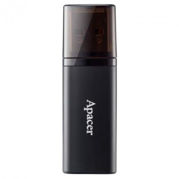 Флеш-пам`ять 128GB "Apacer" AH25B USB3.2 black №7119 — купити | Канцелярський Сад