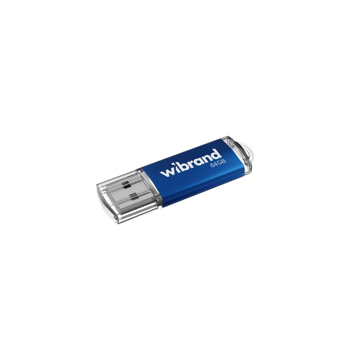 Флеш-пам`ять 64GB "Wibrand" Cougar USB2.0 blue №0909 — купити | Канцелярський Сад