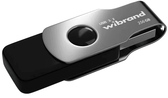 Флеш-пам`ять 256GB "Wibrand Gen1 Lizard" USB3.2 black №2284 — купити | Канцелярський Сад