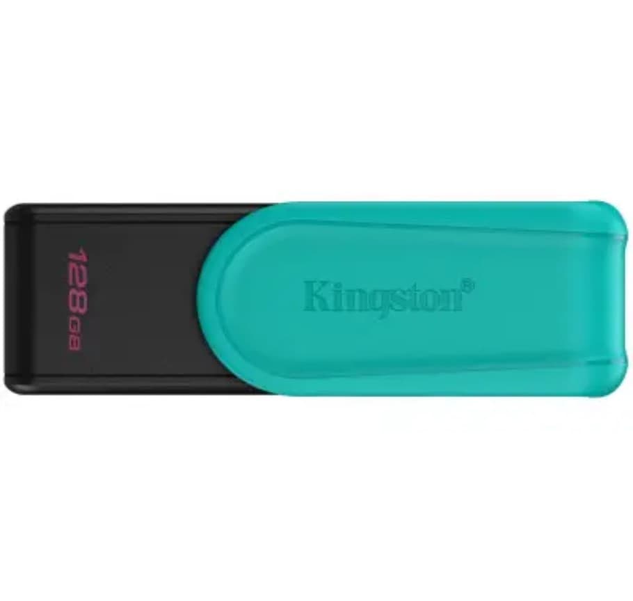 Флеш-пам`ять 128GB "Kingston" DT Exodia S USB3.2 black/turquoise №8699 — купити | Канцелярський Сад