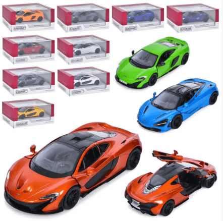 Машина інер-а метал. "Kinsmart" McLaren 720s,в кор-ці,16х7,5х8см №KT5449W — купити | Канцелярський Сад
