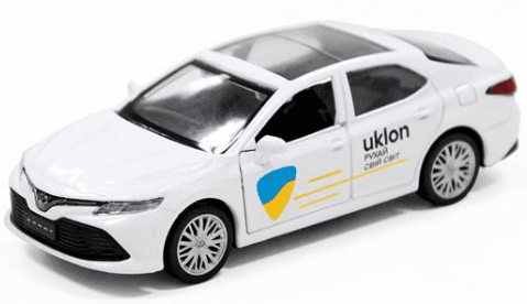 Автомодель "Technodriver" TOYOTA CAMRY UKLON біла №250291/КіддіСвіт — купити | Канцелярський Сад