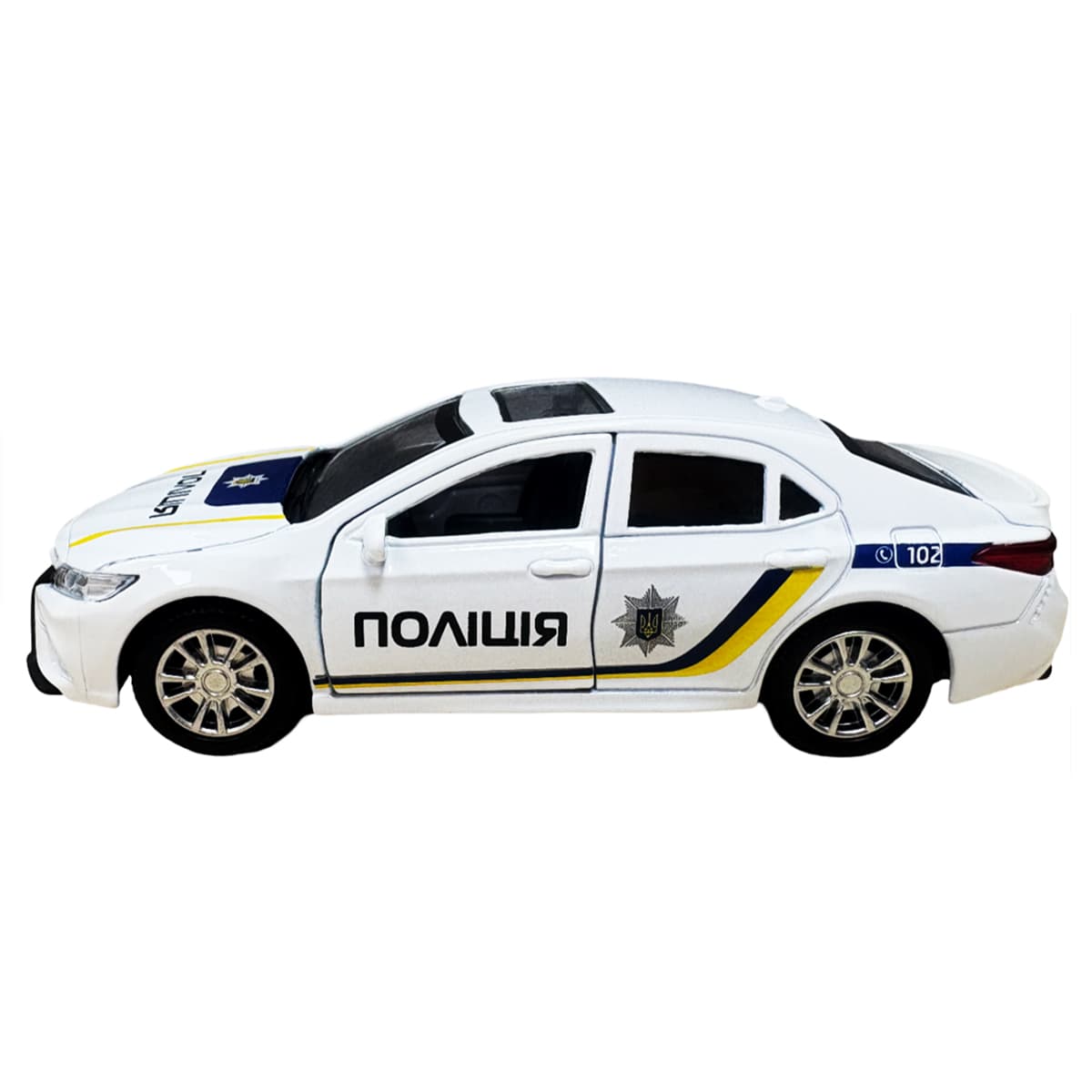 Автомодель "Technodriver" Toyota Camry поліція, біла №KM250416/КіддіСвіт — купити | Канцелярський Сад