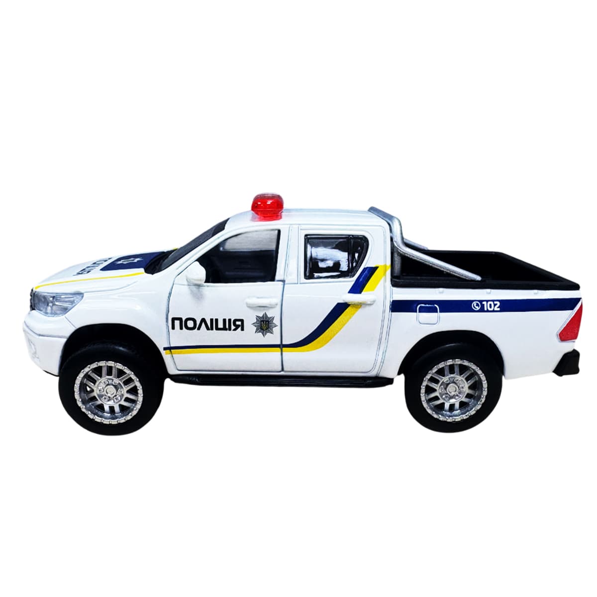 Автомодель "Technodriver" TOYOTA HILUX ПОЛІЦІЯ біла №KM250426/КіддіСвіт — купити | Канцелярський Сад