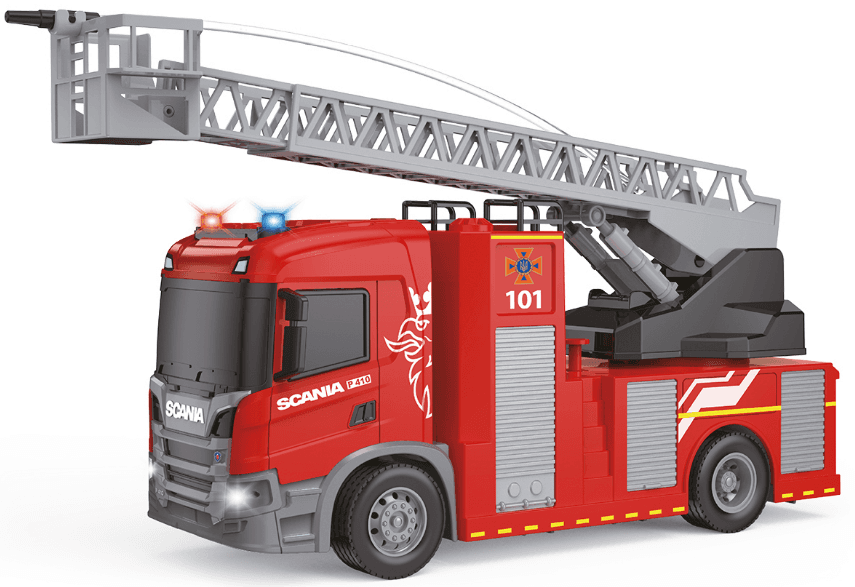 Автомодель "Technodrive" Big Truck ПОЖЕЖНА МАШИНА SCANIA(світло,звук,функ.води)/КіддіСвіт — купити | Канцелярський Сад