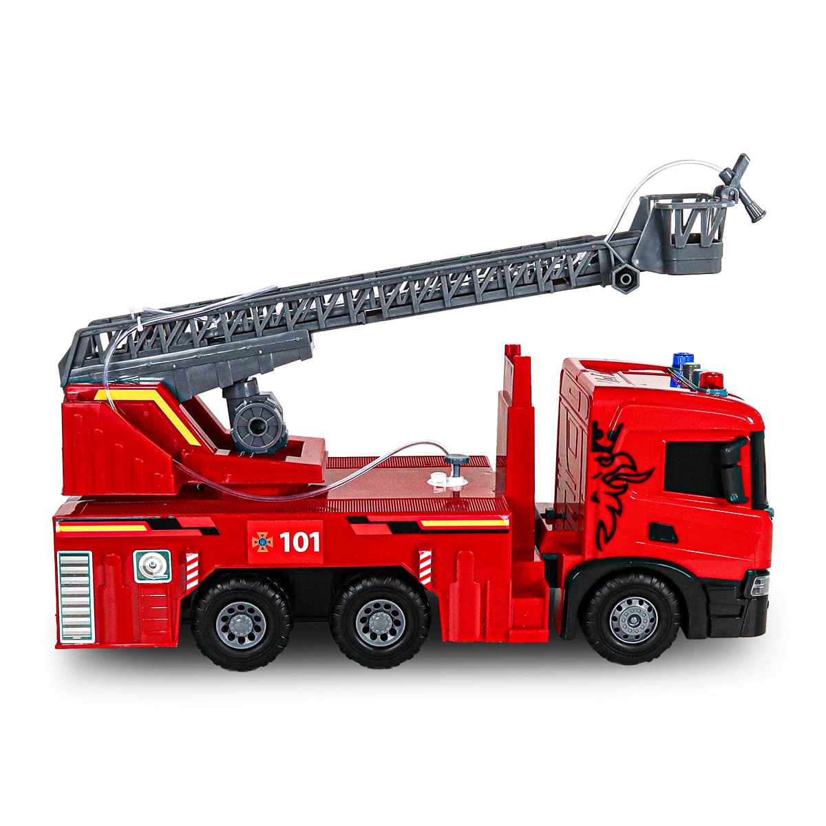 Автомодель "Technodriver" SCANIA Пожежна машина (світло, звук) №5005KS/КіддіСвіт — фото 6