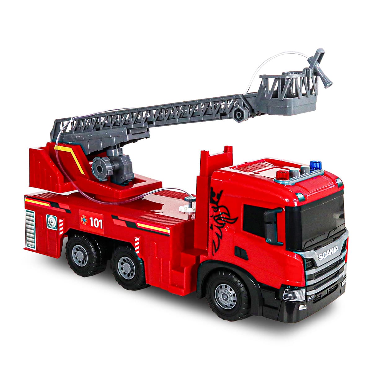 Автомодель "Technodriver" SCANIA Пожежна машина (світло, звук) №5005KS/КіддіСвіт — фото 7