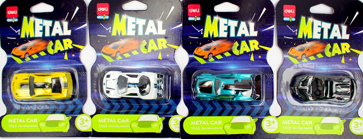 Машина метал. "Deli" Urban cars 24 види №EY023 — купити | Канцелярський Сад
