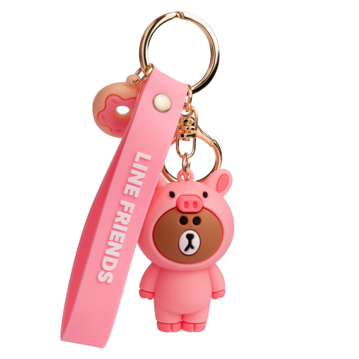Брелок "Line Friends" Piggy Brown №559363/Yes — купити | Канцелярський Сад