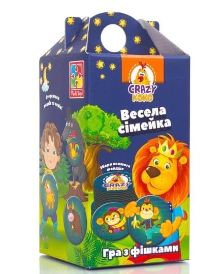 Гра Crazy Koko "Весела сімейка" укр. №VT8033-05 — купити | Канцелярський Сад