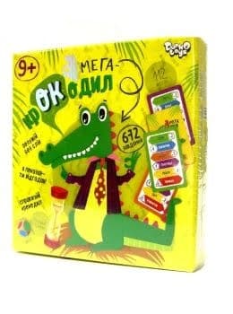 Гра "Вікторина.Мега-крокодил" №CROC-03-01U "DankoToys" — купити | Канцелярський Сад