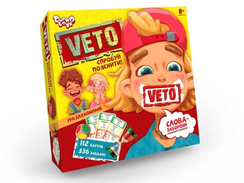 Гра "Veto" №VETO-01-01U/DankoToys — купити | Канцелярський Сад