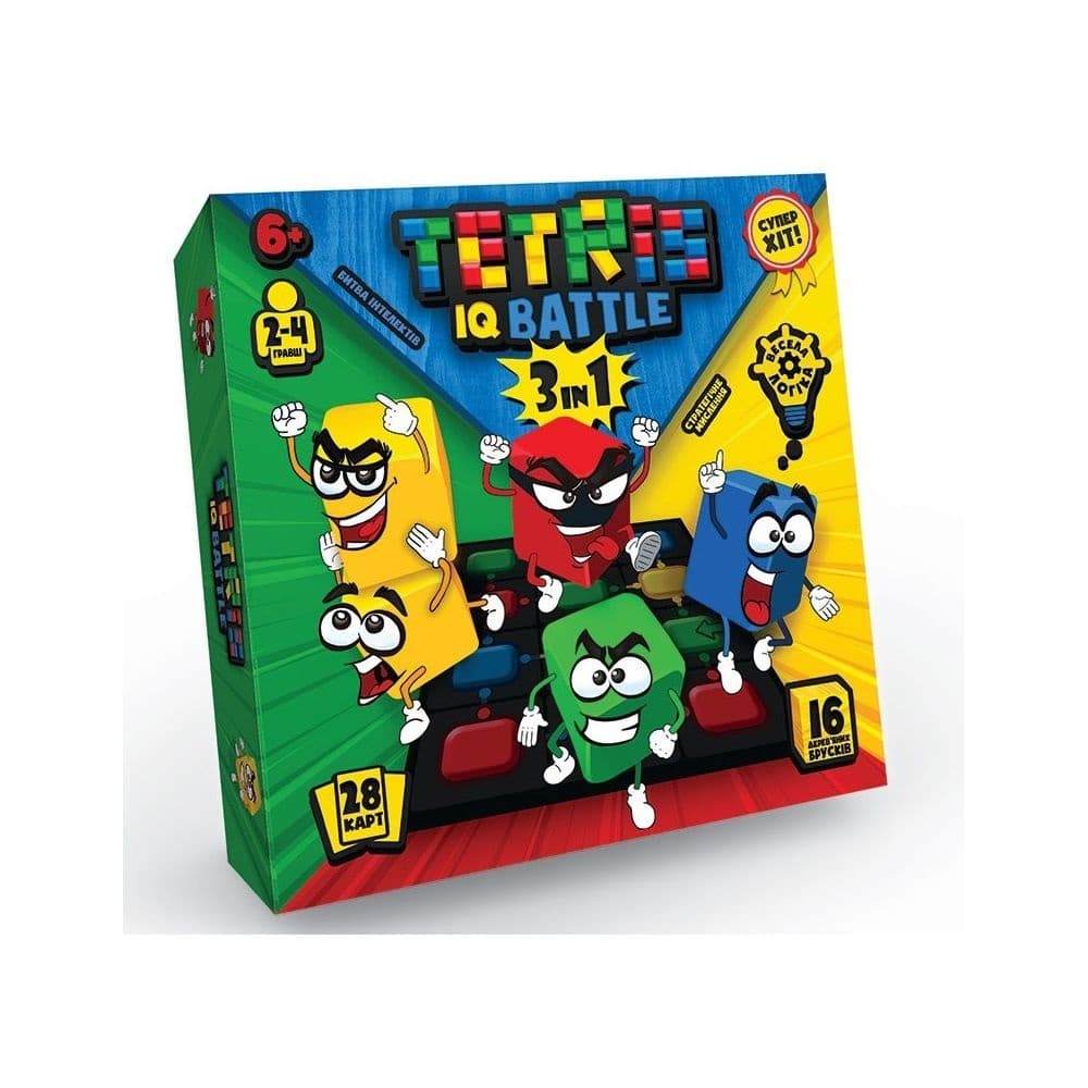 Гра "Tetris IQ battle 3in1" №G-TIB-02U/DankoToys — купити | Канцелярський Сад