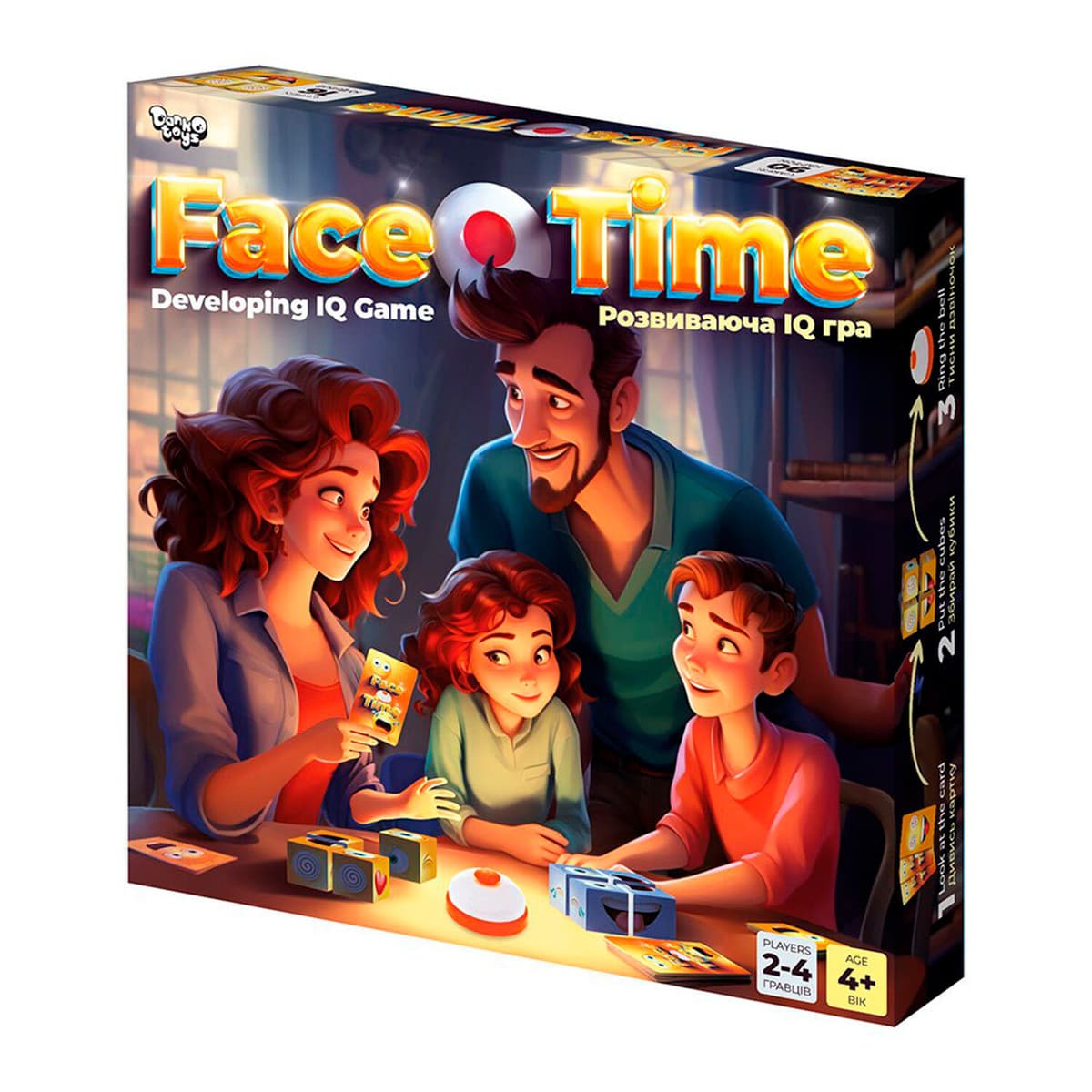 Гра наст. "Face Time" №FT-01-01/DankoToys — купити | Канцелярський Сад