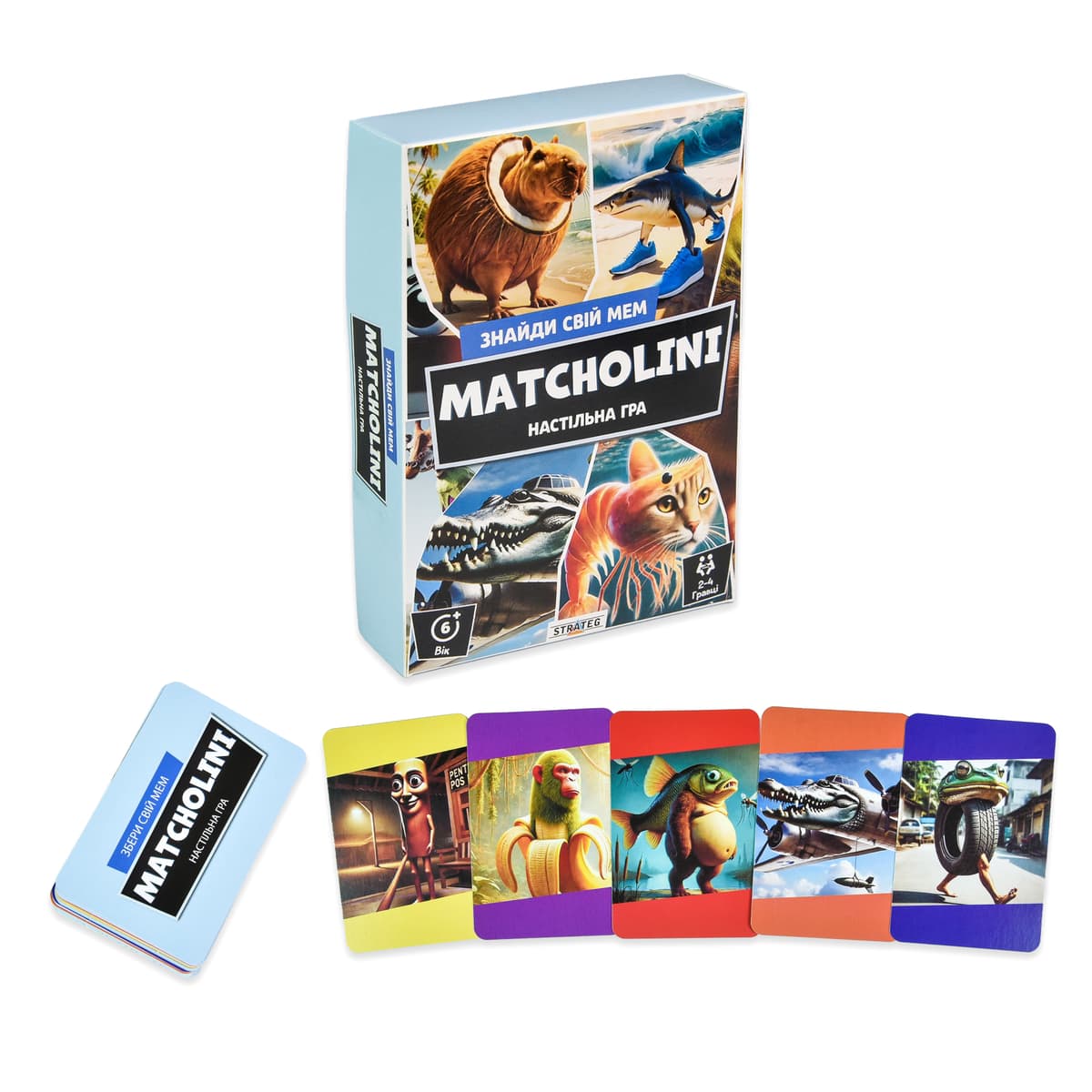Гра наст. "MATCHOLINI" укр. №30919/Strateg — купити | Канцелярський Сад