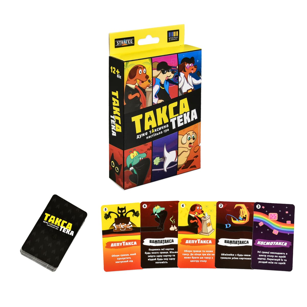 Гра наст. "Такса Тека" укр. №30941/Strateg — купити | Канцелярський Сад