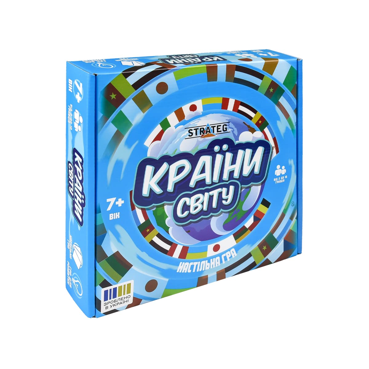 Гра наст. "Країни світу" укр. №30952/Strateg — купити | Канцелярський Сад