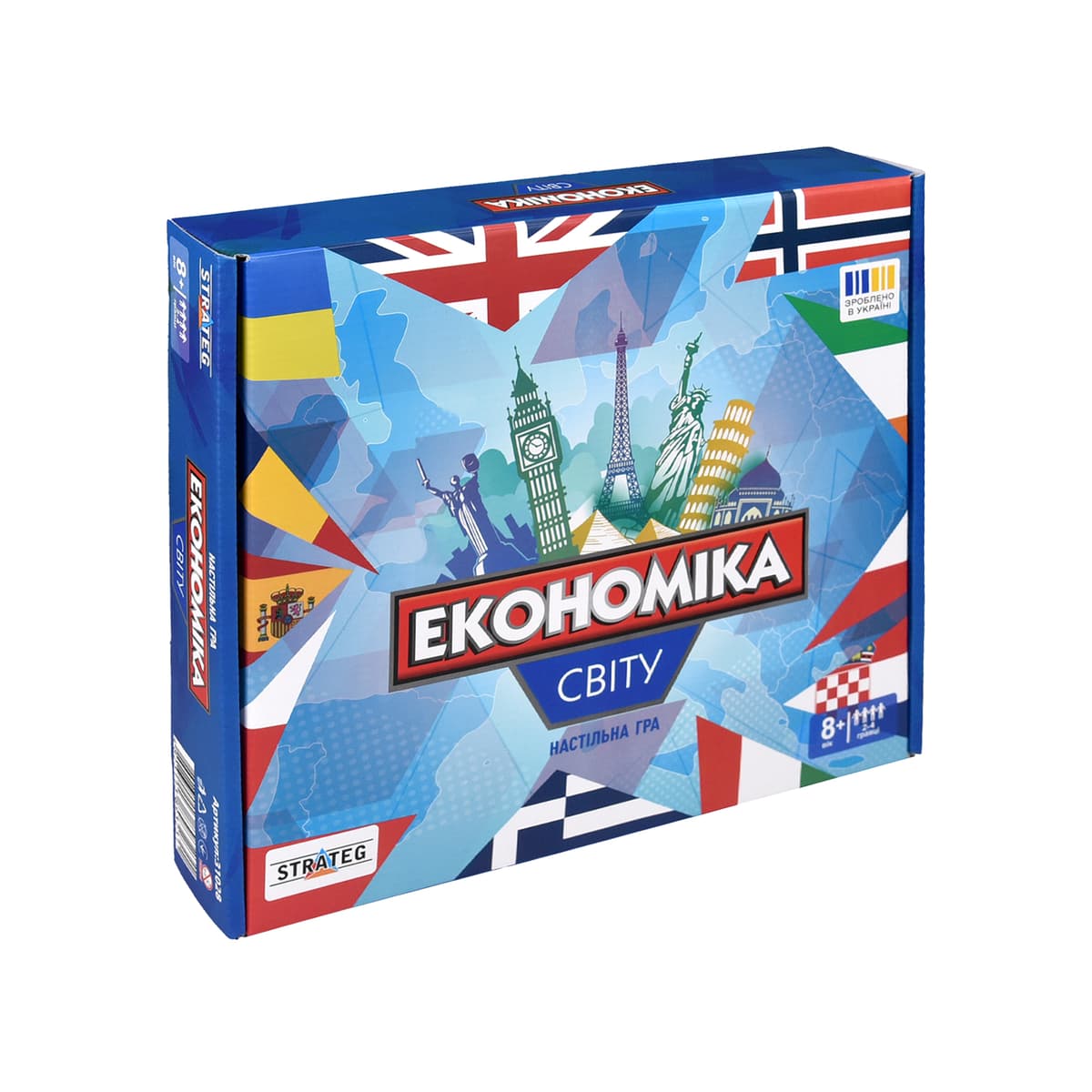 Гра наст. "Економіка світу" укр. №31028/Strateg — купити | Канцелярський Сад