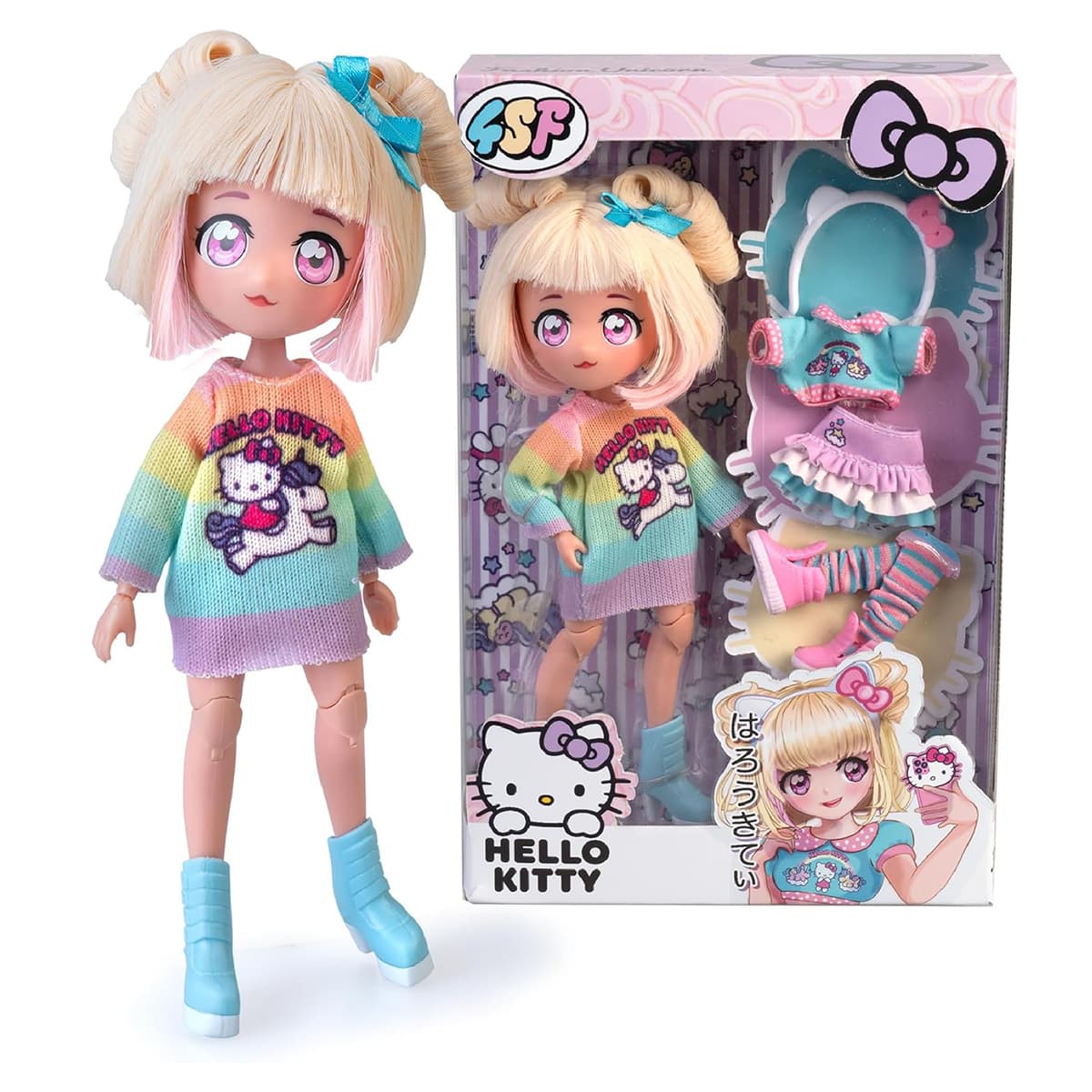 Ігровий набір "4SF Manga Dolls"серії"Hello Kitty"Золота Ролер Діва №HKTF1000/КіддіСвіт — купити | Канцелярський Сад