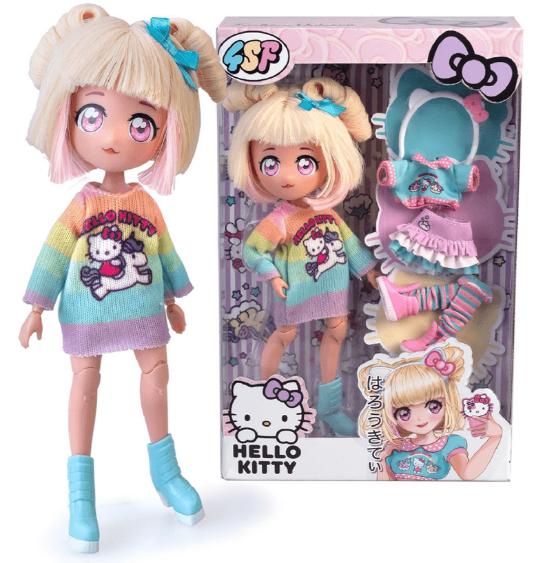 Ігровий набір "4SF Manga Dolls" "Hello Kitty" Стильна Цукерочка-Єдиноріг №HKTF2000 — купити | Канцелярський Сад