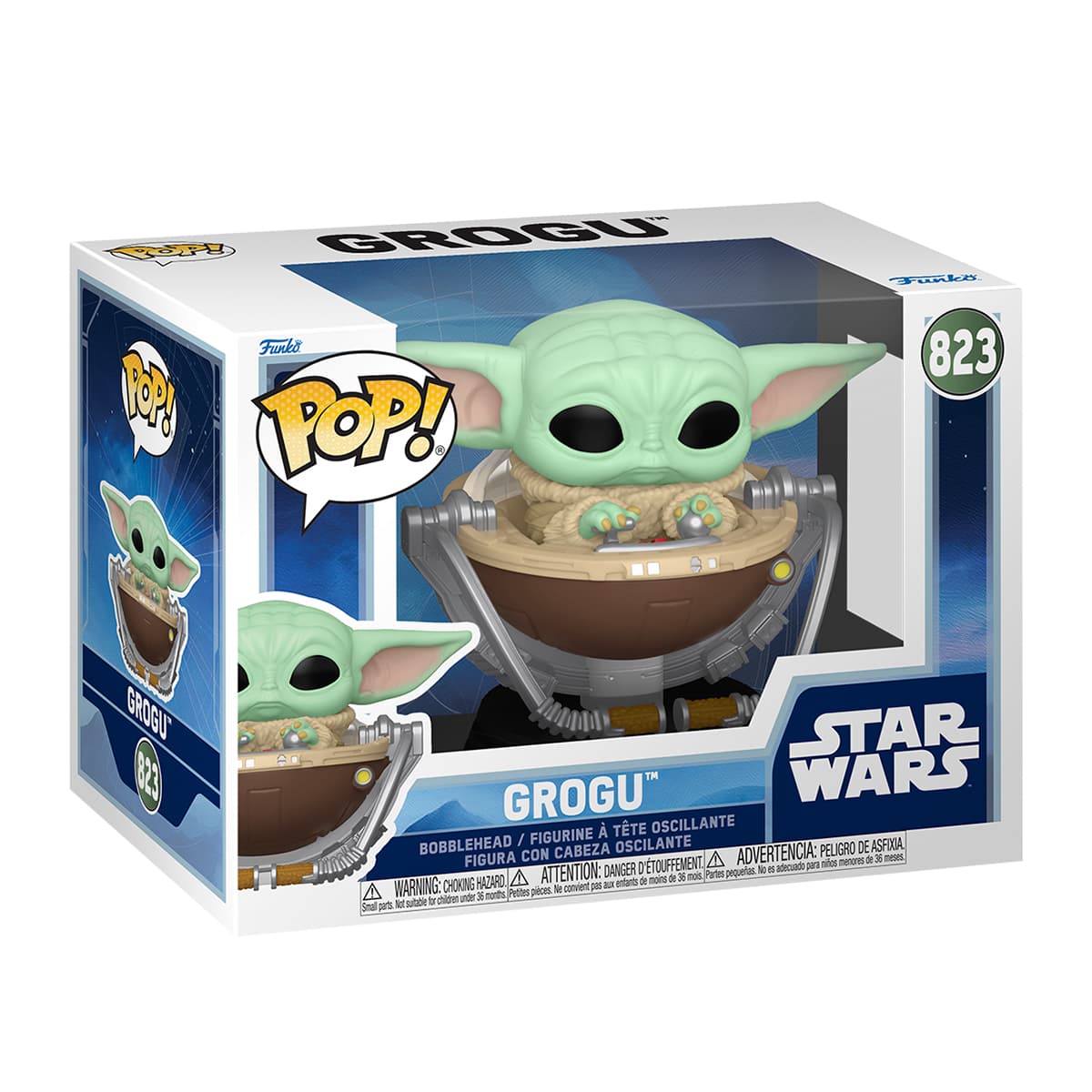 Фігурка FUNKO POP! серії "Мандалорець" - Ґрогу у візочку №90451/КіддіСвіт — фото 3