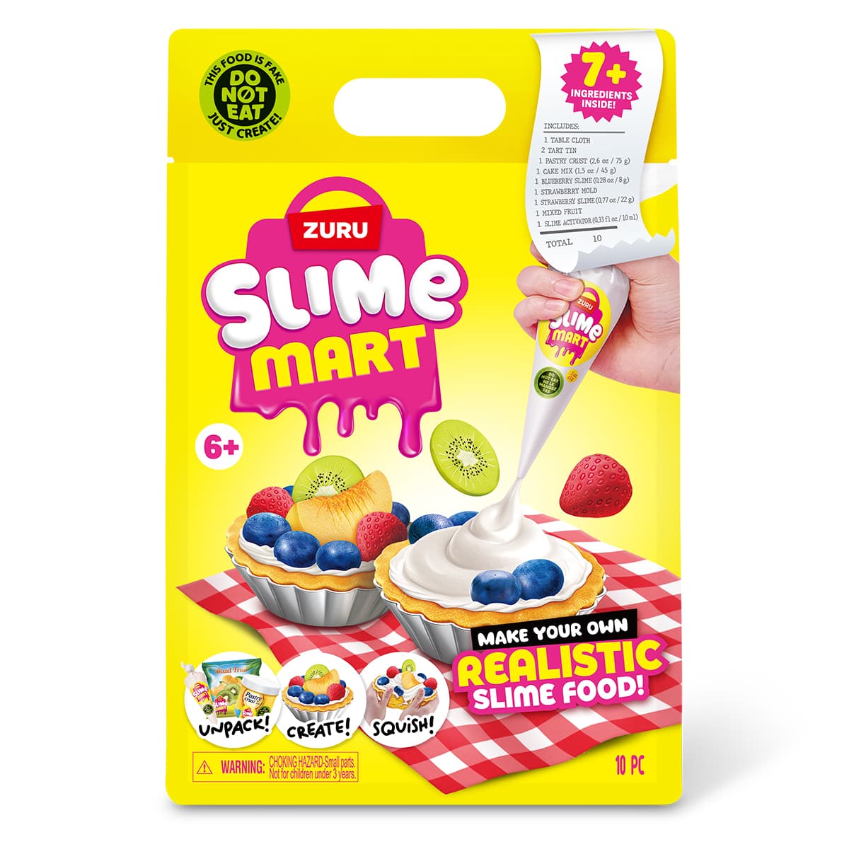 Ігровий набір "Slime Mart" серії Shopping Bag - Фруктовий тарт №15901E/КіддіСвіт — купити | Канцелярський Сад