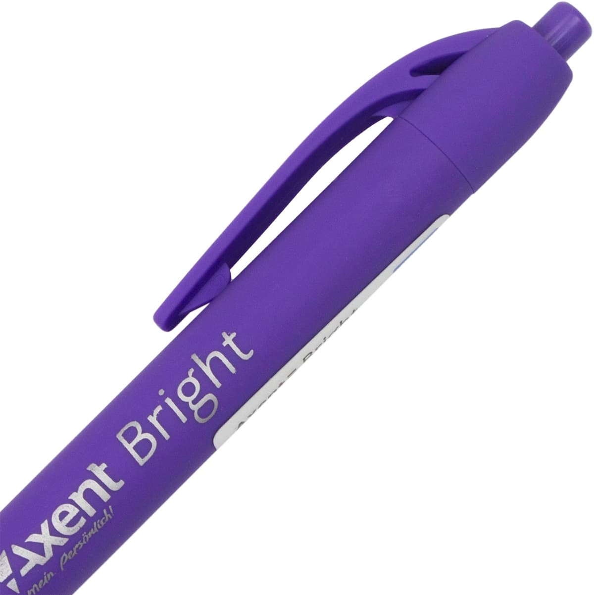 Ручка авт. кульк. "Axent" №AB1079-02-A Bright 0,7мм синя — фото 4