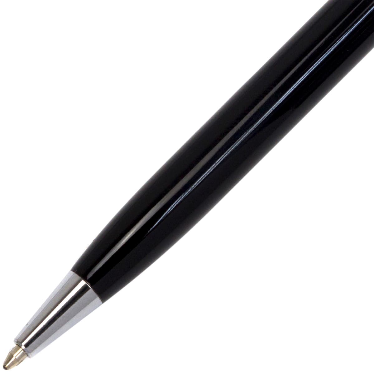 Ручка кульк. "Economix" №E10308-01 Stylus/стилус синя,метал.,корпус чорний — фото 3