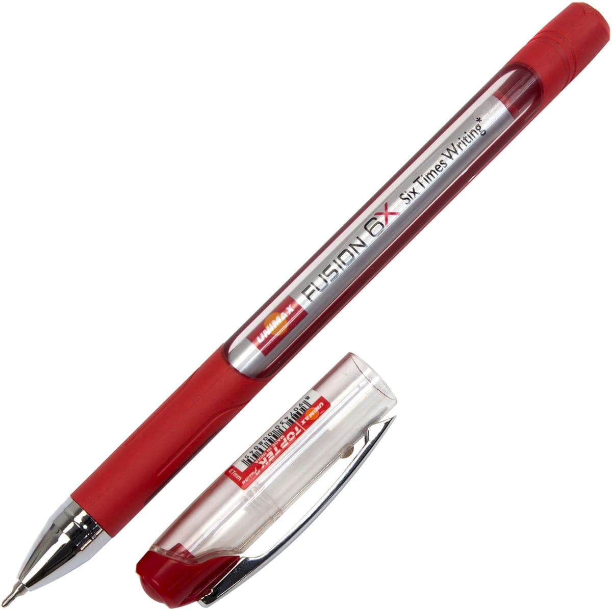 Ручка кульк. "Unimax" №UX-10 000-06/№42798 Top Tek Fusion 10 000,червона — фото 3