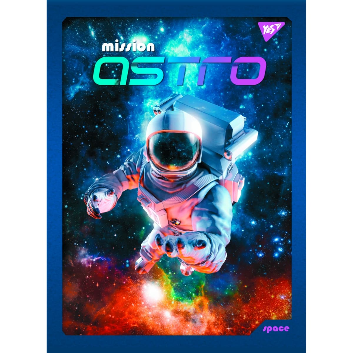Зошит А4 48арк. кліт. м'яка обкл. "Space" №681931/Yes — фото 4