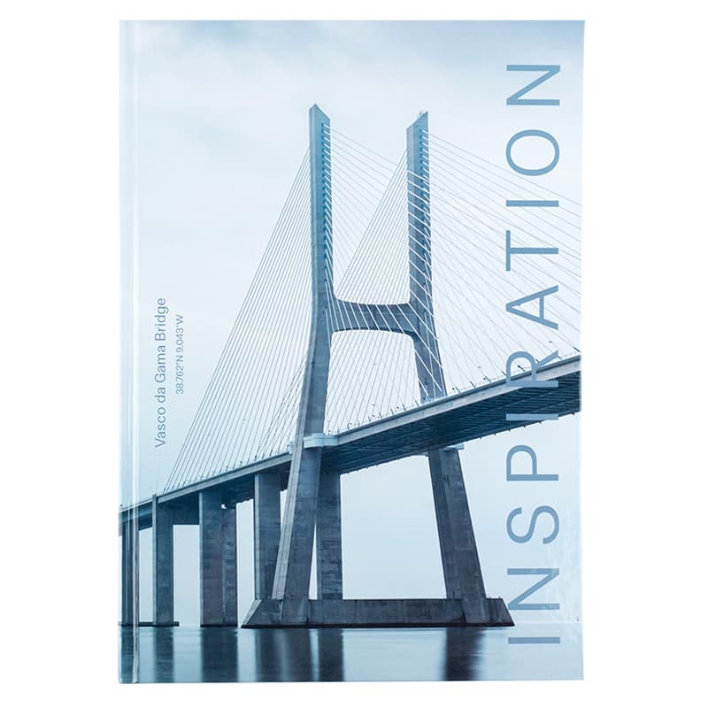 Книга-канц. А4 96арк. кліт. тв. обкл. "Inspiration" №8422-564/Axent — купити | Канцелярський Сад