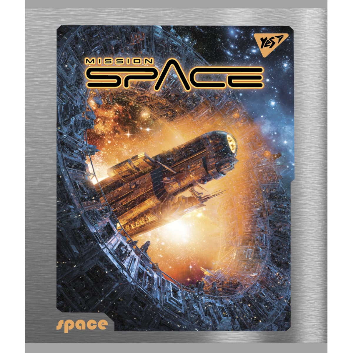 Зошит А5 YES 96арк. кліт. мат. ВДЛ+УФ-виб.+мікроембосінг "Space" №766898 — фото 3