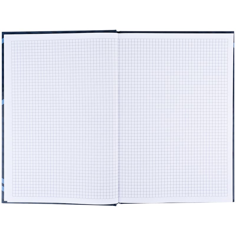 Книга-канц. А4 96арк. кліт. тв. обкл. "Lines" синя №8422-581/Axent — фото 4