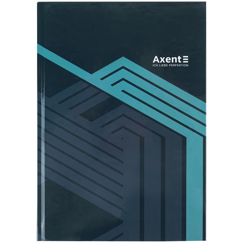 Книга-канц. А4 96арк. кліт. тв. обкл. "Lines" сіра №8422-580/Axent — купити | Канцелярський Сад
