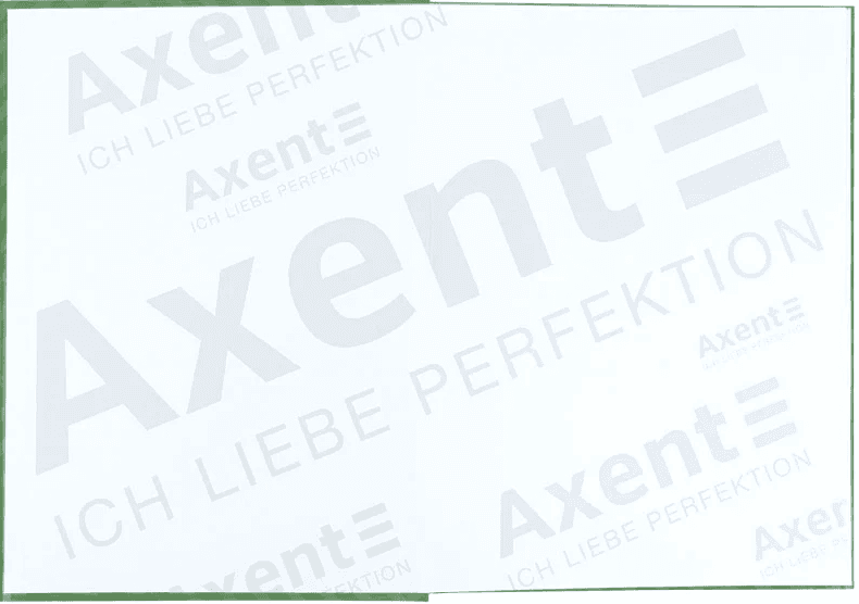 Книга-канц. А4 96арк. кліт. тв. обкл. "Pattern" зелена №8425-1-A/Axent/(10) — фото 3