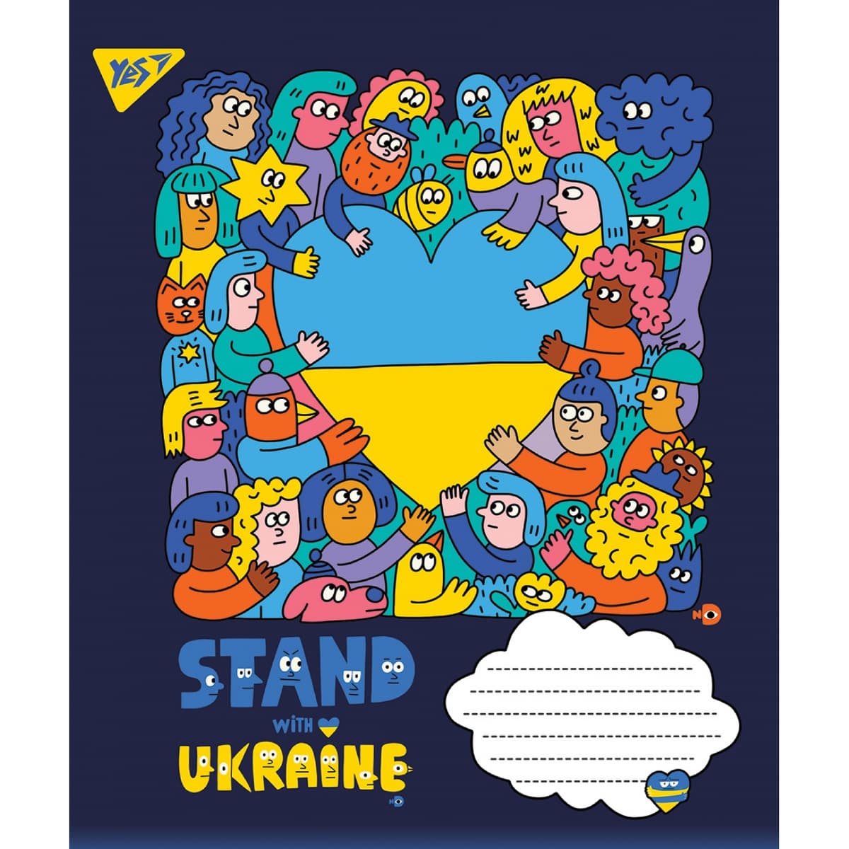 Зошит 60арк. лін. YES Ukraine №766243 — купити | Канцелярський Сад