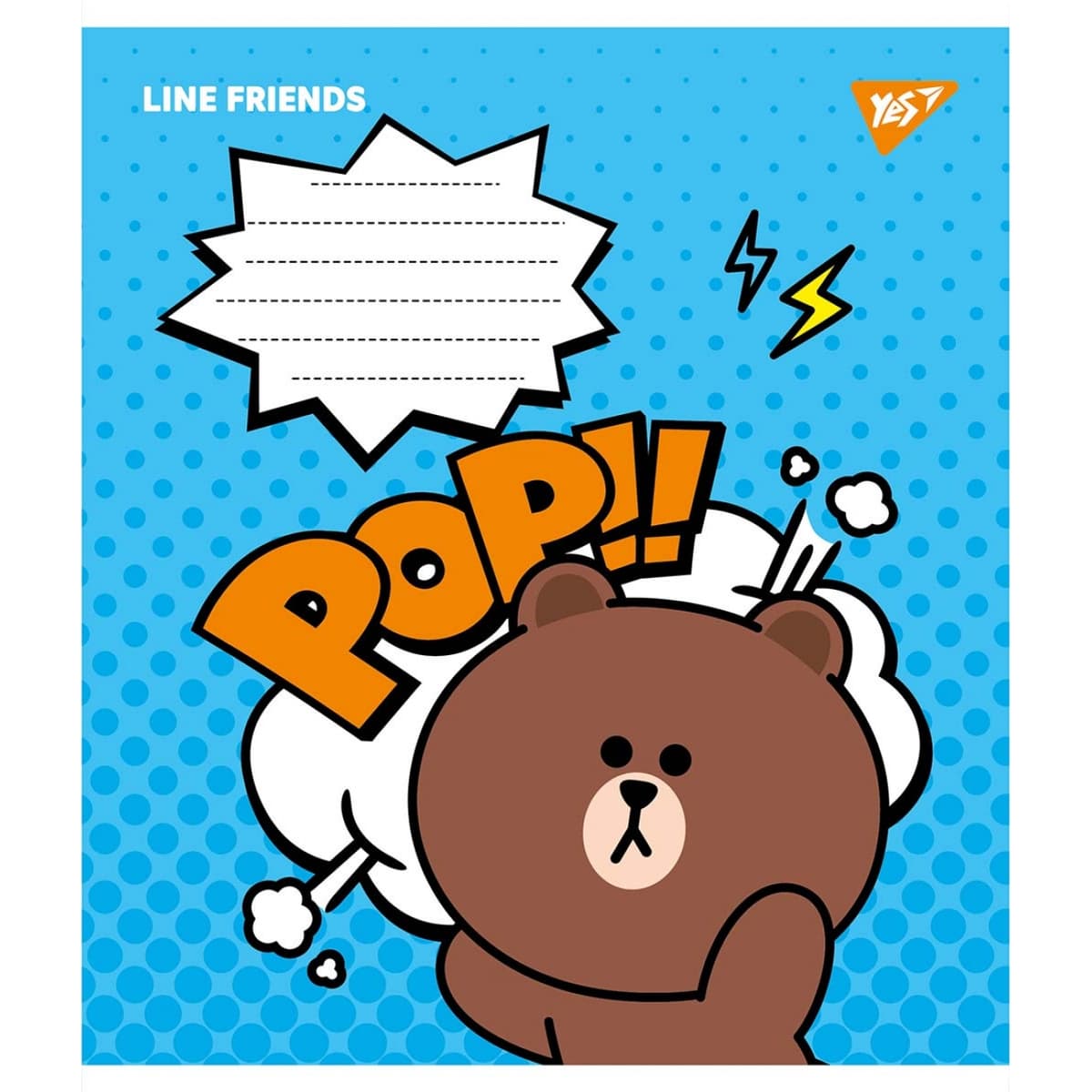 Зошит 12арк. кос.лін. YES Line friends №766308 — фото 4