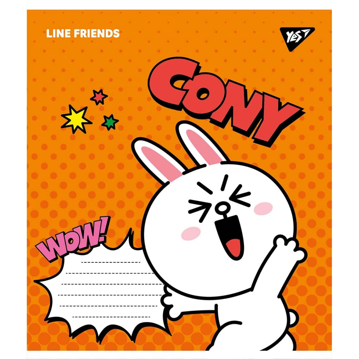 Зошит 12арк. кос.лін. YES Line friends №766308 — фото 6