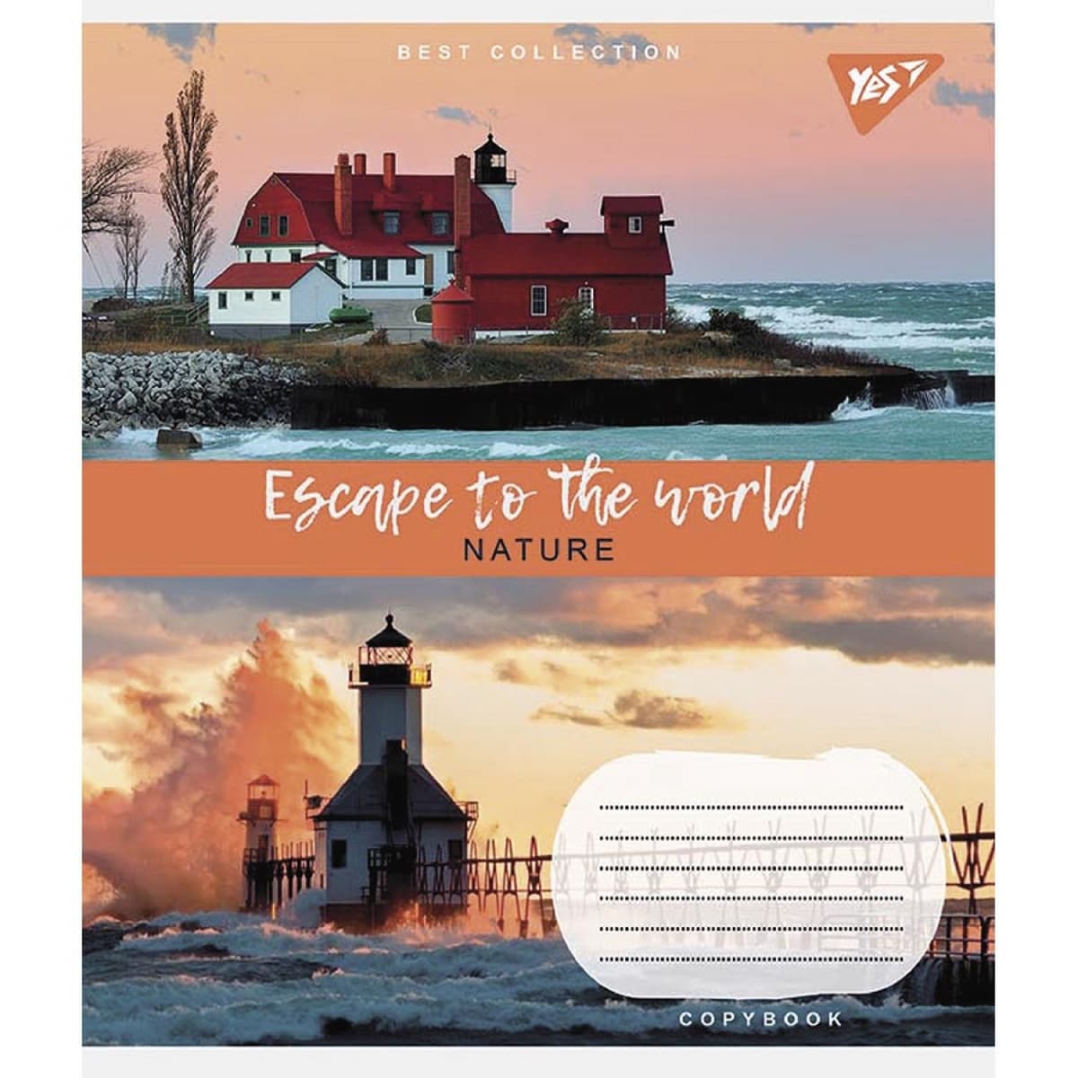 Зошит 60арк. лін. YES Escape to the world №766755 — купити | Канцелярський Сад