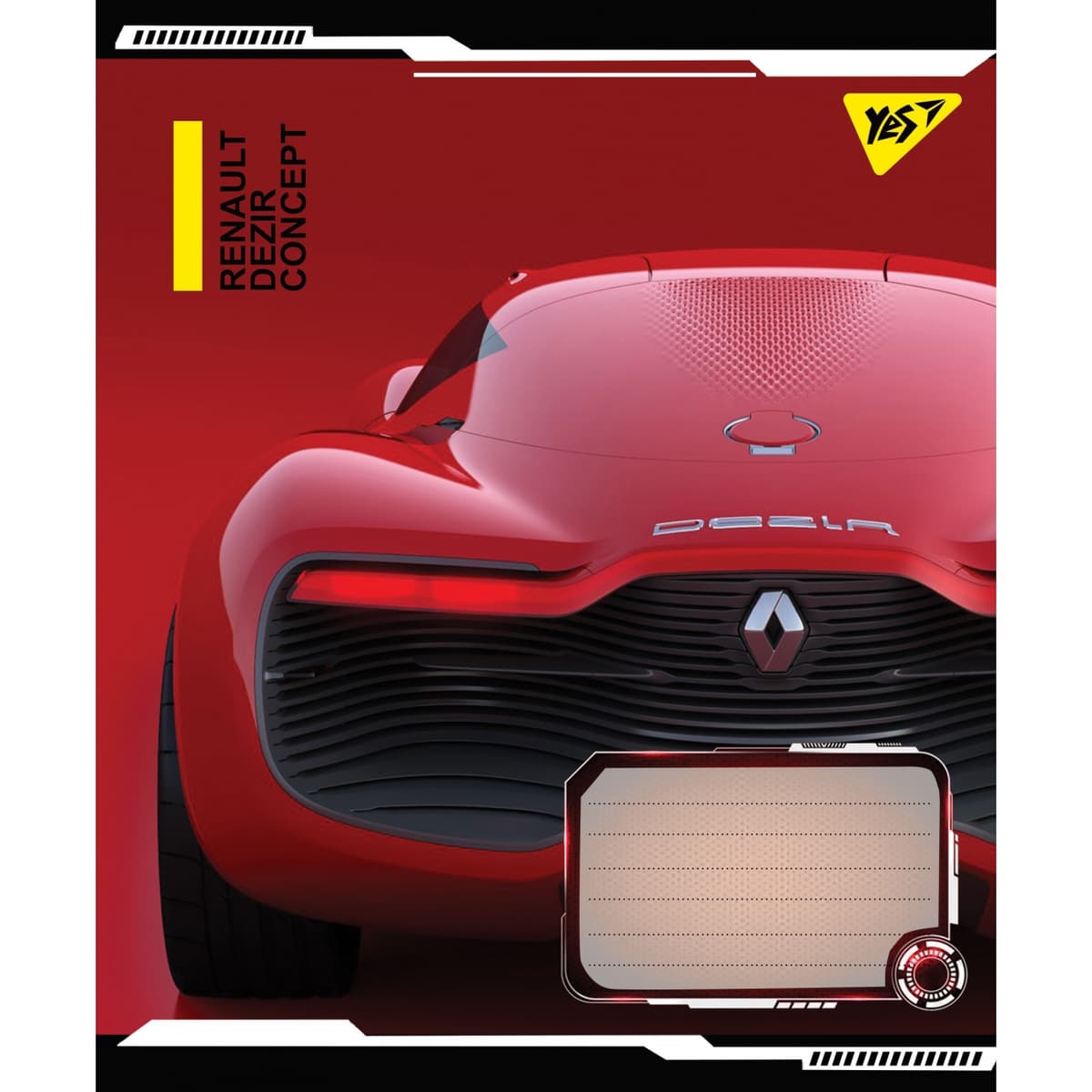 Зошит 60арк. лін. YES Dezir concept №766483 — купити | Канцелярський Сад