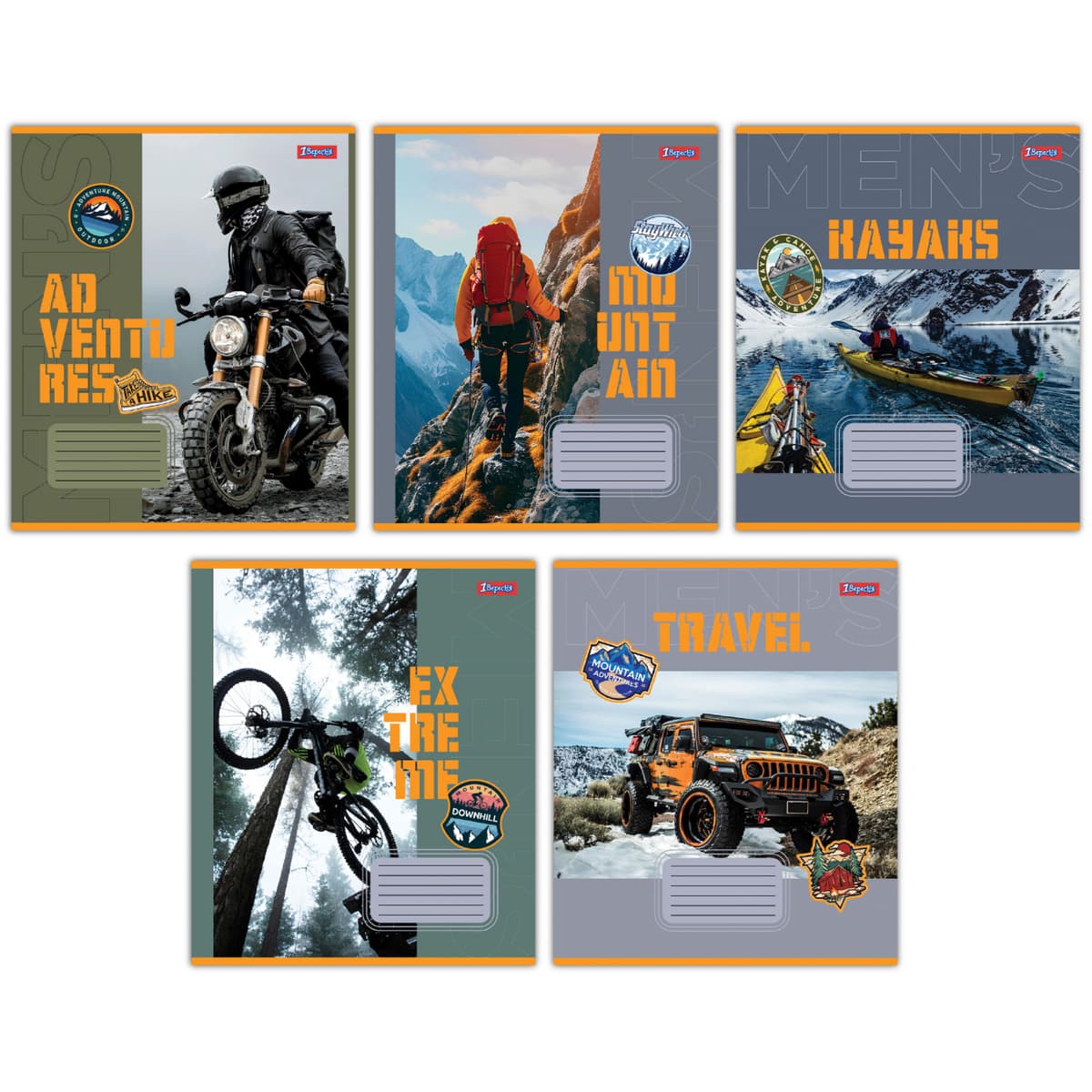 Зошит 48арк. лін. 1В Mens hobby №767381 — купити | Канцелярський Сад