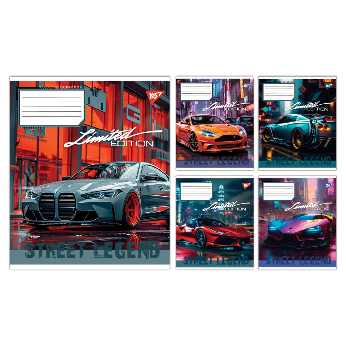 Зошит 60арк. кліт. YES Street legend №767912 — купити | Канцелярський Сад