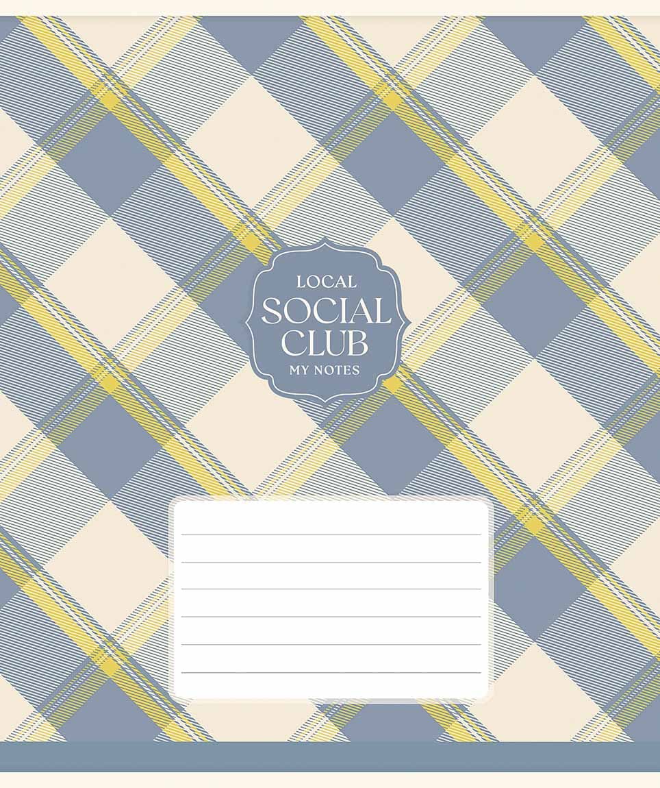 Зошит 24арк. лін. Star "Social club" ВД-лак №024-3649L — купити | Канцелярський Сад