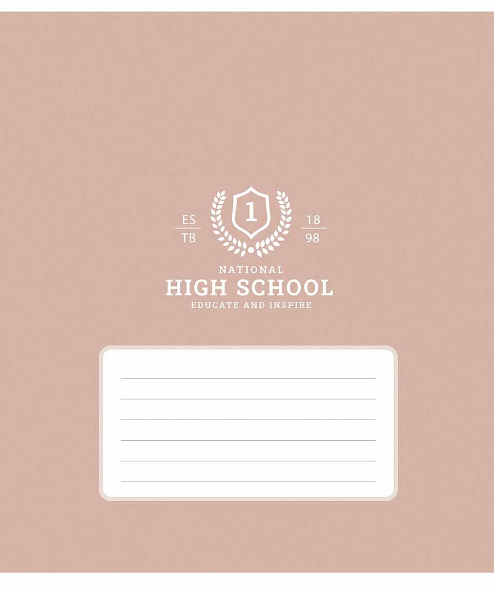 Зошит 18арк. кліт. Школярик "High school" ВД-лак №018-3657K — фото 4