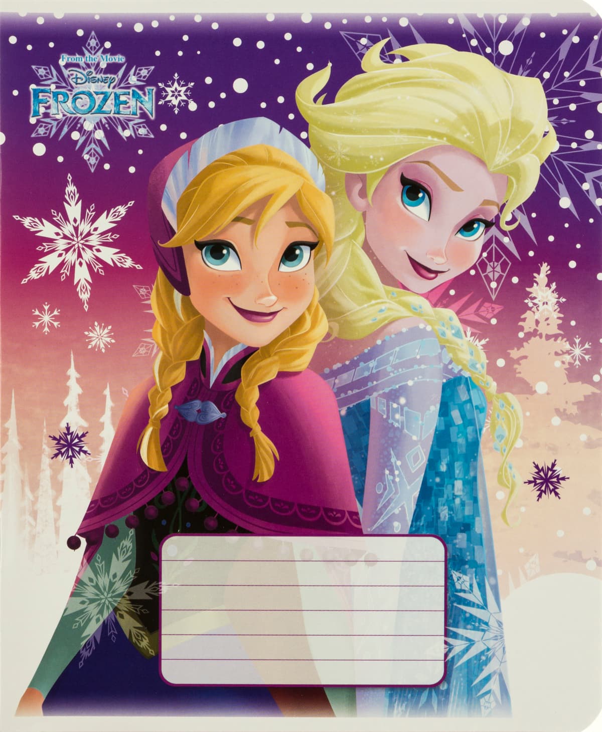 Зошит 18арк. лін. "Disney.Frozen Сніжна" №ТЕ11904 — купити | Канцелярський Сад